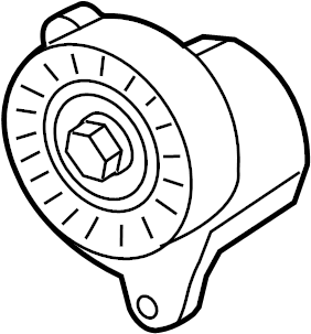 View BR3Z6B209E Accessory Drive Belt Tensioner Assembly Full-Sized Product Image