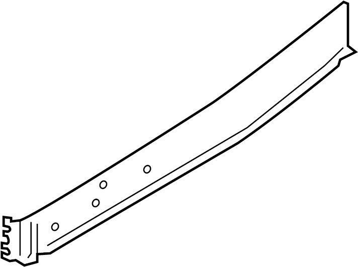 View CK4Z6110008B Frame Side Member Reinforcement (Front, Lower) Full-Sized Product Image