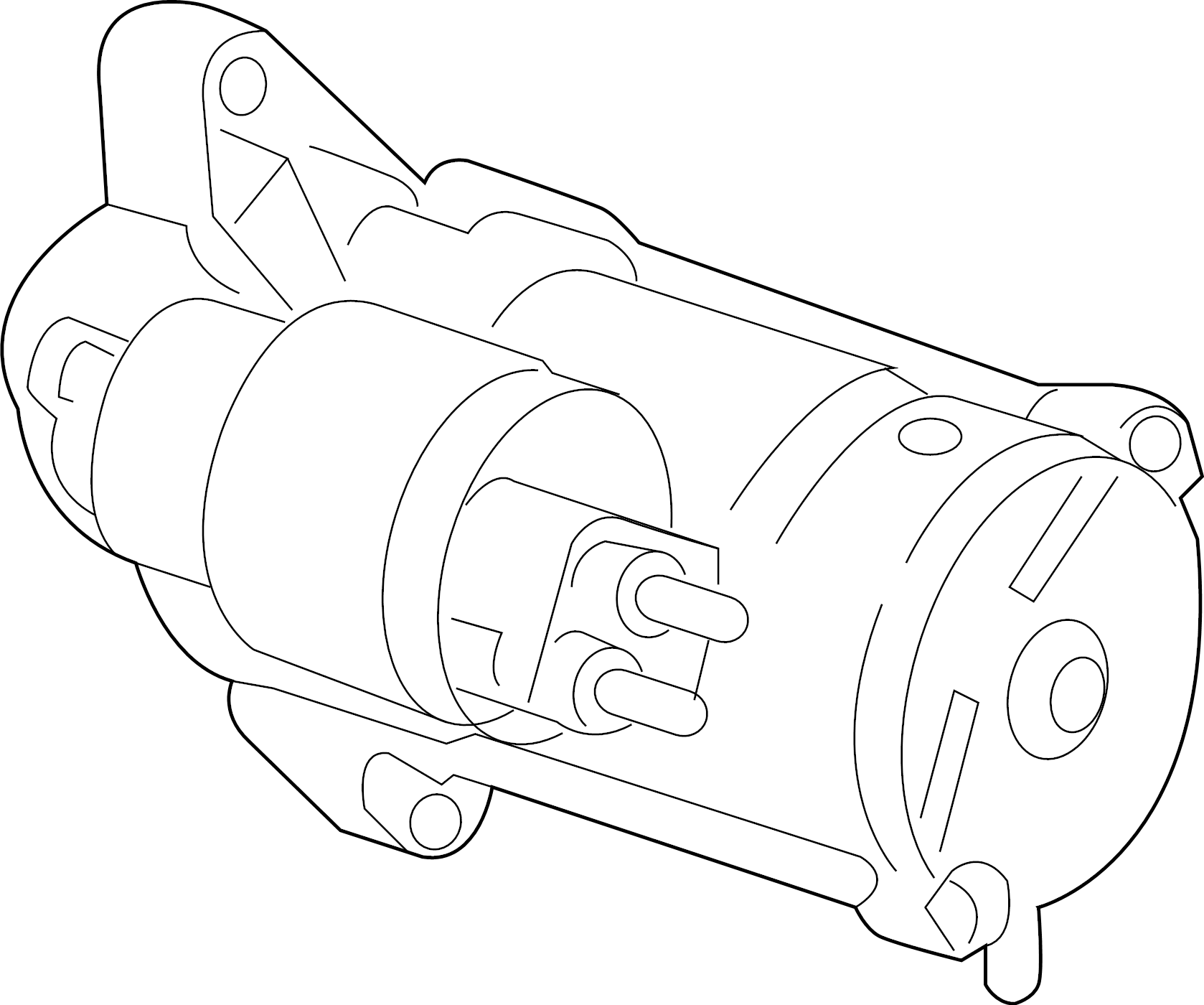 View LK4Z11002C Starter Motor Full-Sized Product Image