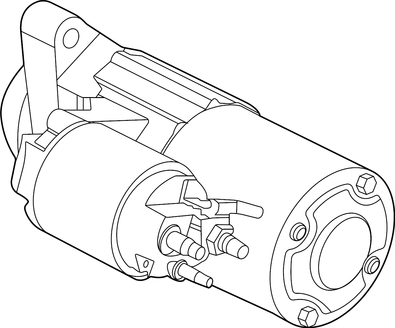 View LK4Z11002B Starter Motor Full-Sized Product Image