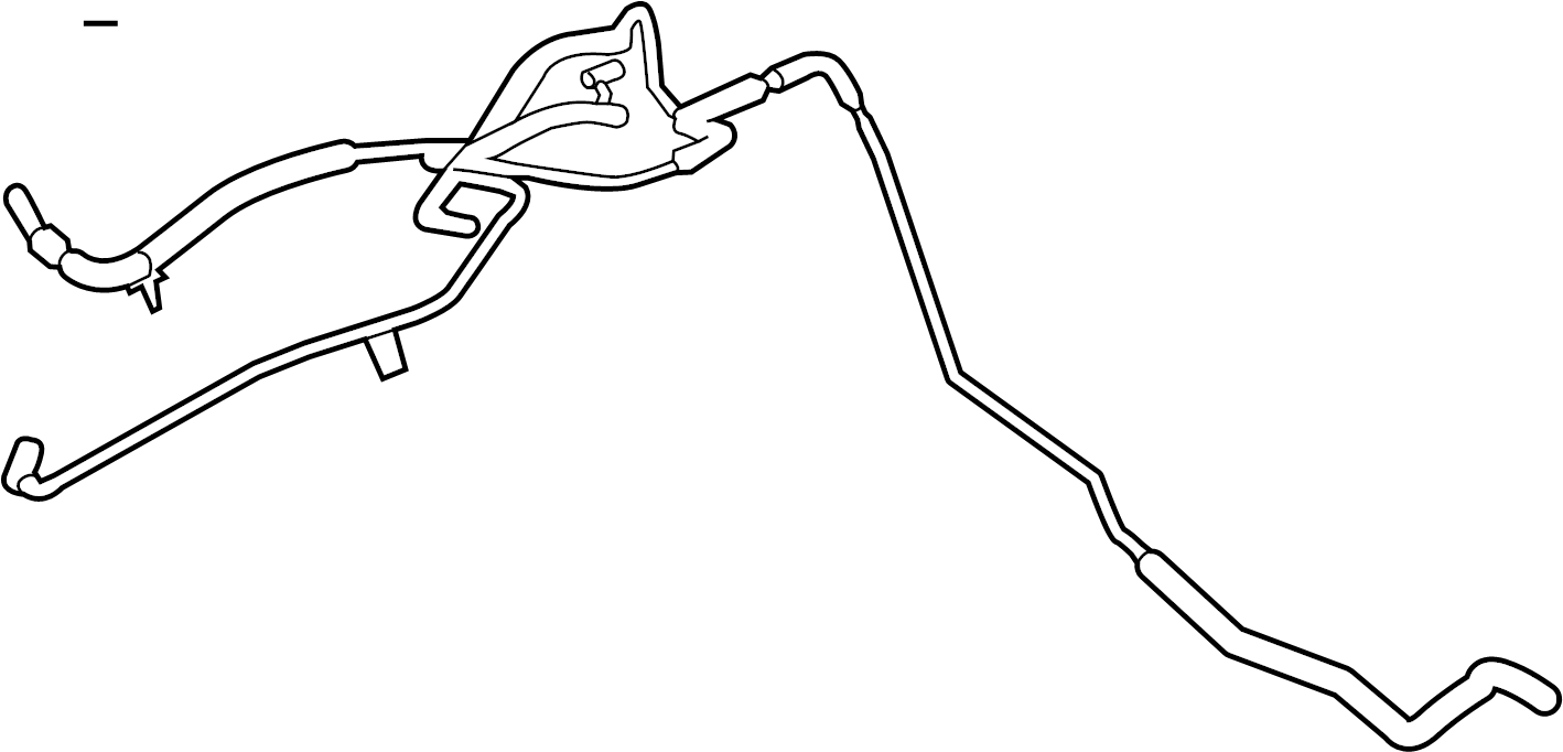 View DL3Z9961B Vacuum Hose Full-Sized Product Image