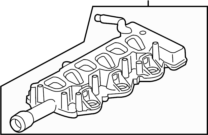 View JL3Z9424B Engine Intake Manifold Full-Sized Product Image