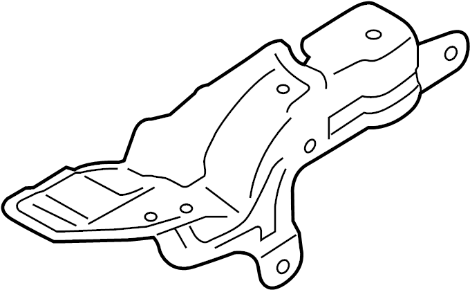 View CK4Z9N454A Exhaust Manifold Heat Shield.  Full-Sized Product Image