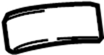 View CK4Z5E258A Catalytic Converter Heat Shield Full-Sized Product Image