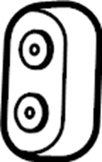 View LK4Z5A262B Insulator. Bracket. Pipe. (Front, Rear) Full-Sized Product Image