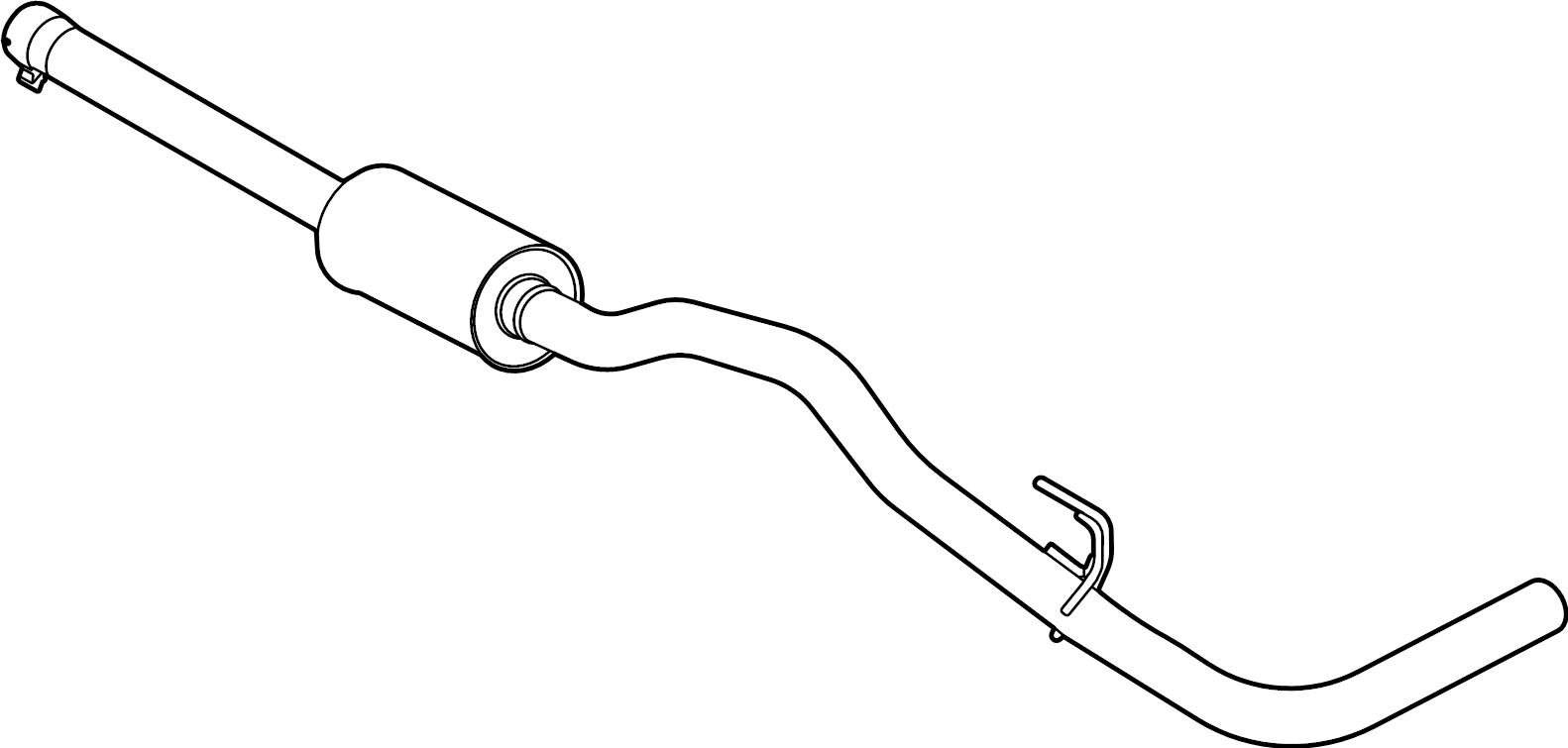 View LK4Z5202K Pipe. Exhaust. Extension.  Full-Sized Product Image