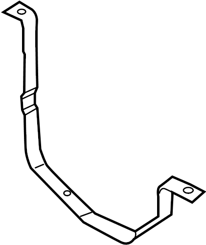 View CK4Z5J231A Diesel Exhaust Fluid (DEF) Tank Bracket (Front) Full-Sized Product Image