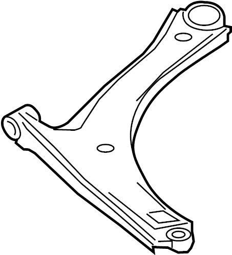 View LK4Z3079A Suspension Control Arm (Front, Rear, Upper, Lower) Full-Sized Product Image