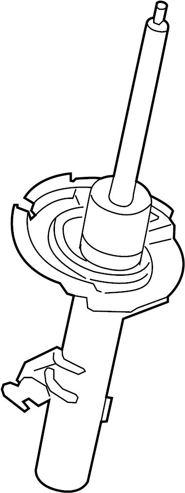 View CK4Z18124D SHOCK ABSORBER ASSEMBLY.  Full-Sized Product Image