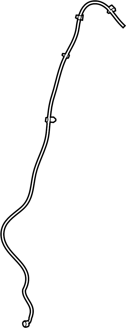 View CK4Z17A605C Windshield Washer Hose (Lower) Full-Sized Product Image