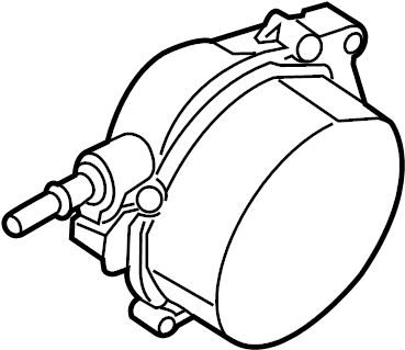 View DL3Z2A451B Power Brake Booster Vacuum Pump. Pump Assembly - Vacuum.  Full-Sized Product Image