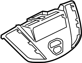 View BK3Z18842CC Instrument Panel Bezel Full-Sized Product Image