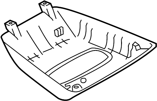 View LK4Z61044G24DB Console Trim Panel Full-Sized Product Image
