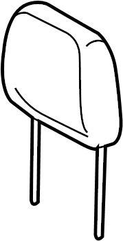 View LK4Z99611A08BB Headrest Full-Sized Product Image