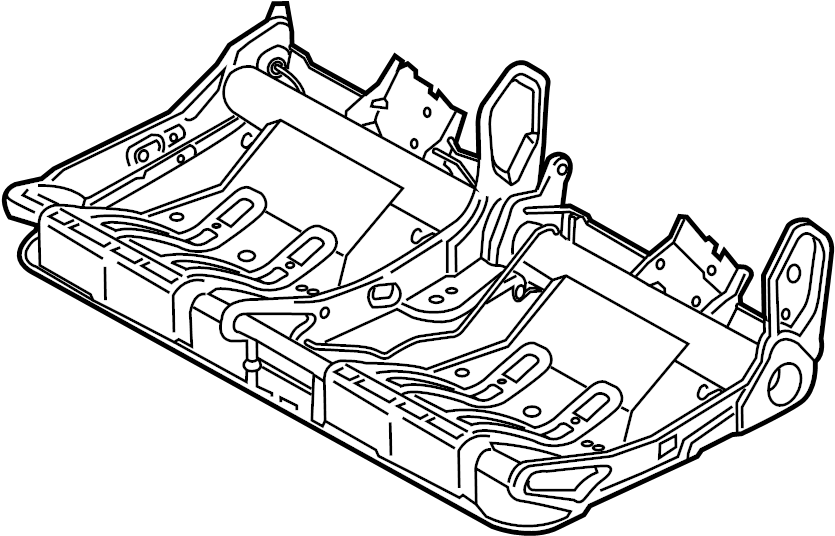View EK4Z9963161K Seat Frame (Right, Rear) Full-Sized Product Image