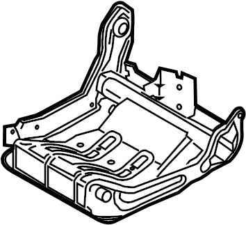 View CK4Z9963160AF Seat Frame (Right, Rear) Full-Sized Product Image