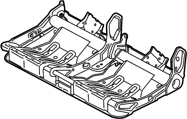 View CK4Z9963161P Seat Frame (Right, Rear) Full-Sized Product Image