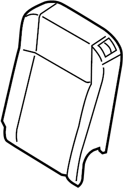 View CK4Z9966801P Seat Back Cushion (Rear) Full-Sized Product Image
