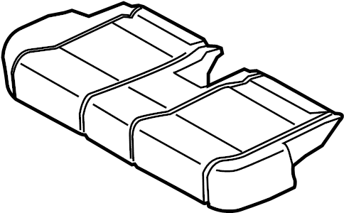 View CK4Z9963841J Seat Cushion Foam (Rear) Full-Sized Product Image
