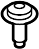 View W700665S442 Door Sill Plate Bolt Full-Sized Product Image