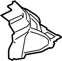 View CK4Z6131113AB Kick Panel Trim Full-Sized Product Image