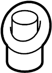 View CK4Z14525AA Door Lock Knob Bezel Full-Sized Product Image
