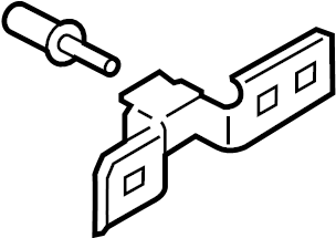 View EK4Z61202B18C Door Hinge Bracket (Lower) Full-Sized Product Image