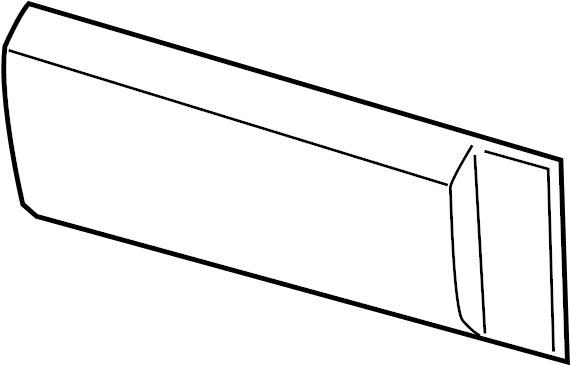 View EK4Z6125532BB Door Molding (Lower) Full-Sized Product Image