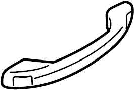 View F2UZ1522666AB Interior Door Pull Handle Full-Sized Product Image