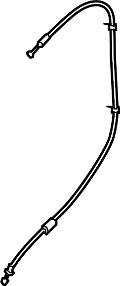 View CK4Z61264A64C Sliding Door Lock Actuator Cable Full-Sized Product Image