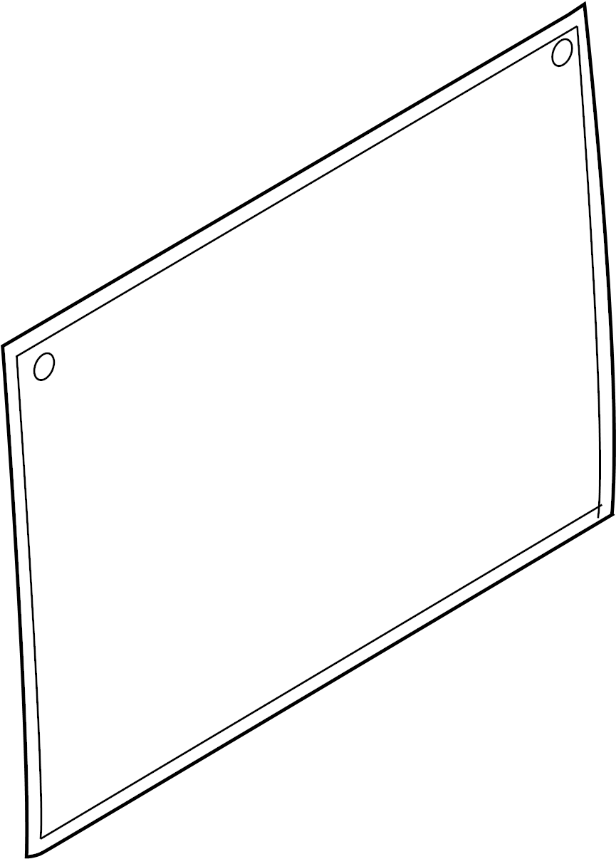 View HK4Z6129710C Glass. Quarter. Door. (Front) Full-Sized Product Image