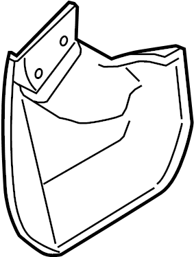 View BK3Z9928370AA Mud Flap (Rear) Full-Sized Product Image