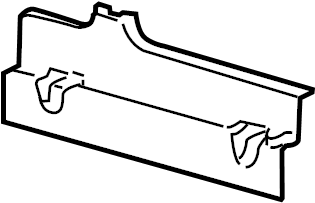 View LK4Z61311A59CB Molding. Quarter. Trim. (Front) Full-Sized Product Image