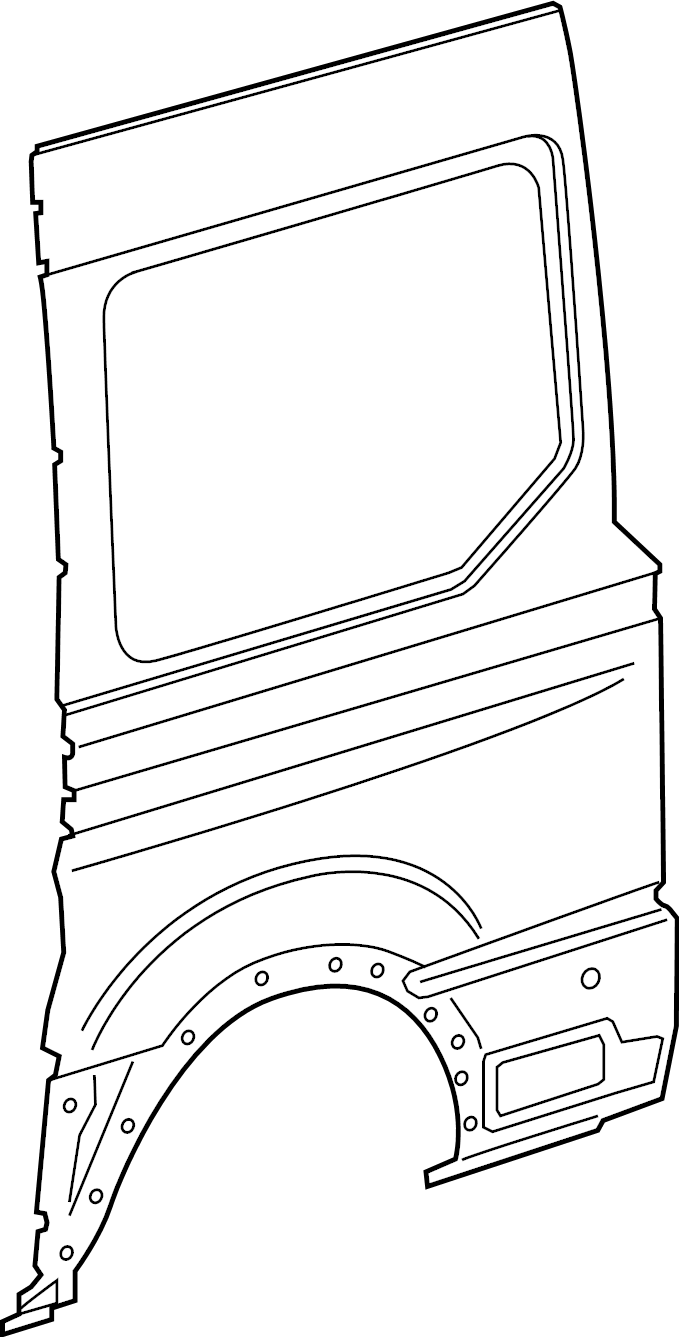 View EK4Z61279D47A Quarter Panel (Rear) Full-Sized Product Image