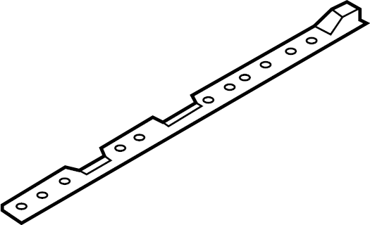 View BK3Z6128409B Roof Side Rail Reinforcement (Front, Rear, Upper) Full-Sized Product Image