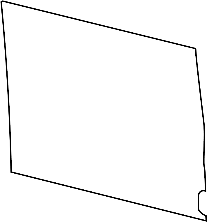 View CK4Z6142411M Interior Quarter Panel Trim Panel (Front, Rear, Upper) Full-Sized Product Image