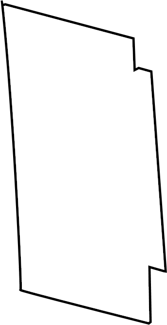 View CK4Z6142411P Interior Quarter Panel Trim Panel (Rear) Full-Sized Product Image