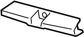 View CK4Z6152018B Quarter Window Trim (Upper) Full-Sized Product Image