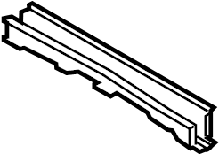 View NK4Z6110780A Floor Pan Crossmember (Front, Rear) Full-Sized Product Image