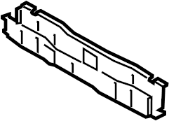 View NK4Z61102A24E Floor Pan Crossmember (Front, Rear) Full-Sized Product Image