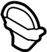 View BK2Z15550A74A Tie Down Hook (Rear) Full-Sized Product Image