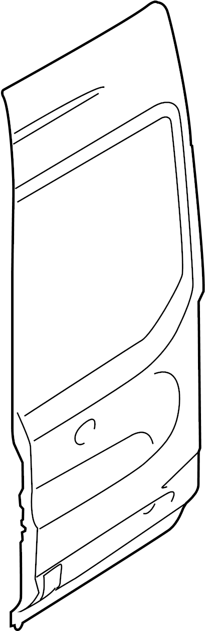 View CK4Z6140010Y Door Shell (Rear) Full-Sized Product Image