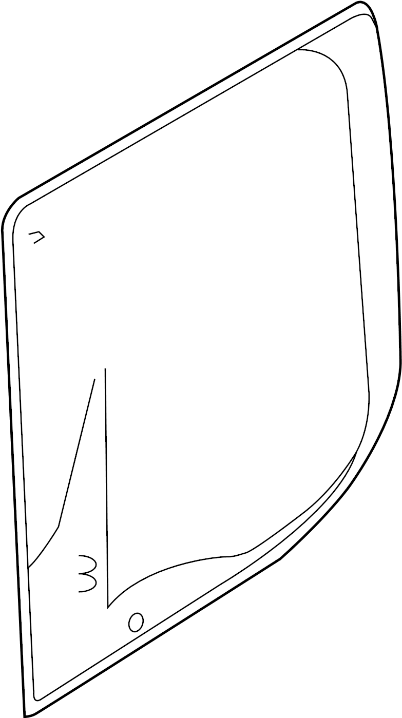 View BK3Z6142006U Door Glass (Rear) Full-Sized Product Image
