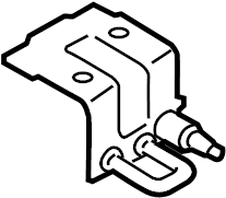 View BK3Z6122008C Door Lock Striker Plate (Upper) Full-Sized Product Image