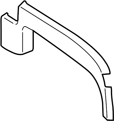 View EK4Z61424B36AB Door Trim Molding (Rear, Upper, Lower) Full-Sized Product Image
