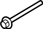 View W705235S442 Bumper Impact Bar Bolt Full-Sized Product Image