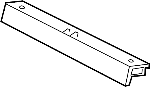 View YL2Z8A419AA Radiator Support Panel (Front, Upper, Lower) Full-Sized Product Image