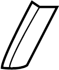 View 7A2Z16038BA Bumper Trim (Front, Upper) Full-Sized Product Image