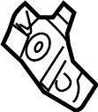 View 6L2Z17E814AA Bumper Cover Bracket (Upper, Lower) Full-Sized Product Image