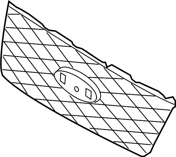 View 8A2Z8200A Grille (Lower) Full-Sized Product Image